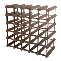 30 Bottle Wood Wine Rack - Cherry Finish