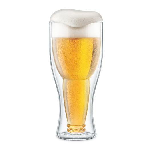 Bottoms Up Beer Glass