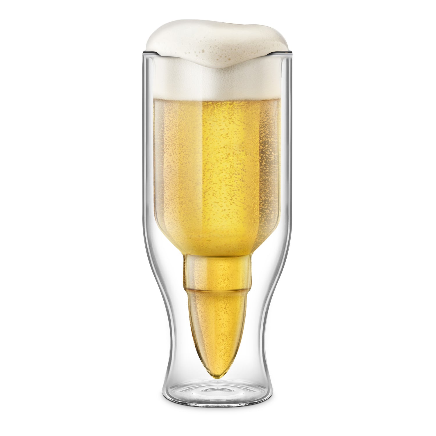 .50 Cal Bullet Beer Glass