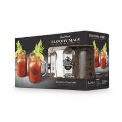 Bloody Mary Mason Jar Glasses - Set of 2