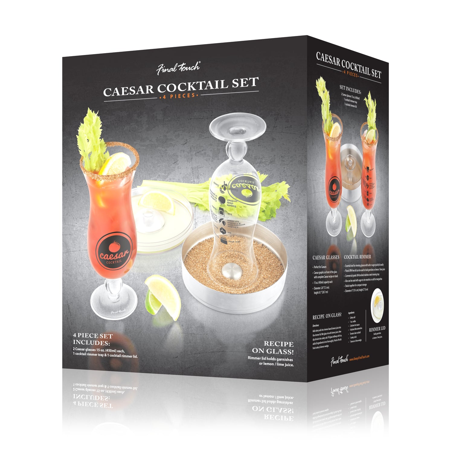 4 Piece Caesar Cocktail Set