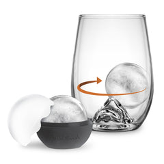 Grand Rock Highball Glass with Ice Ball Mould