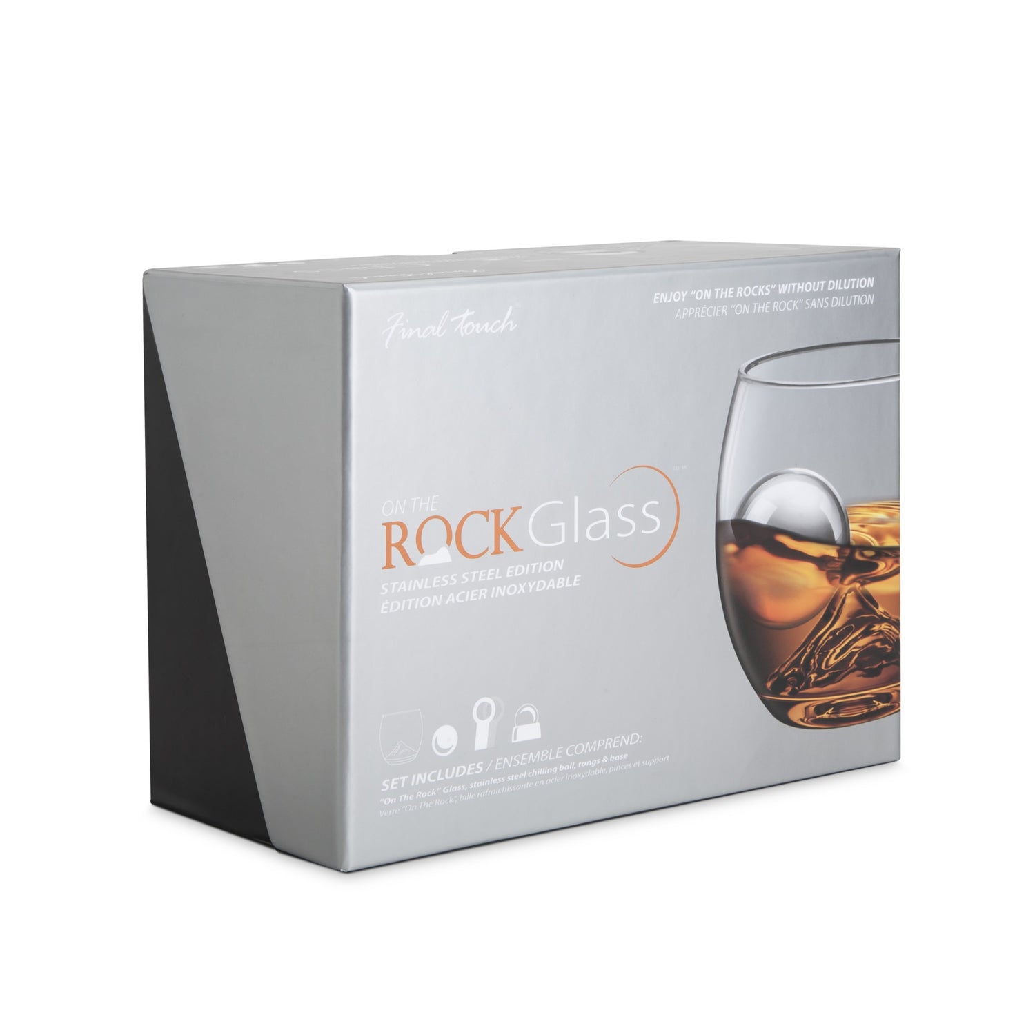 On The Rock Glass Stainless Steel Edition