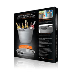 Collapsible Beverage Bin - Grey