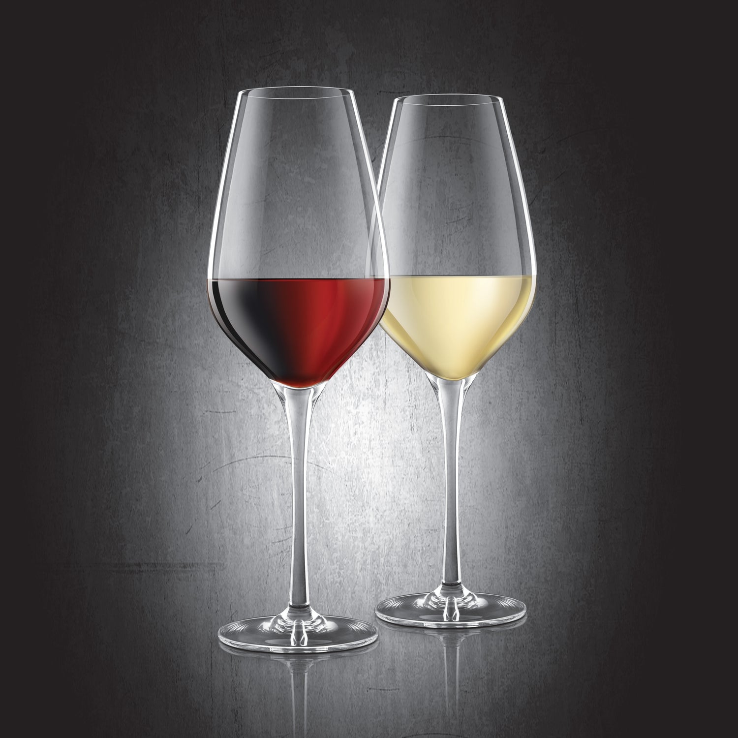 Everyday Lead-Free Crystal Wine Glasses - Set of 6