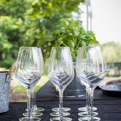 Everyday Lead-Free Crystal Wine Glasses - Set of 8