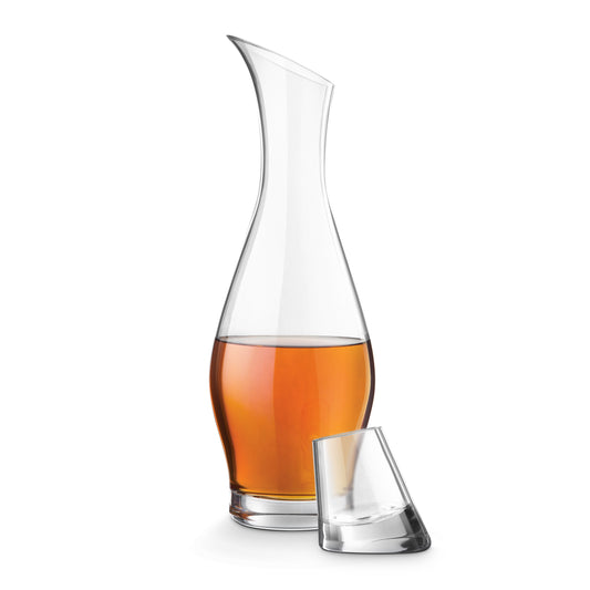 Entasis Lead-Free Crystal Liquor Decanter