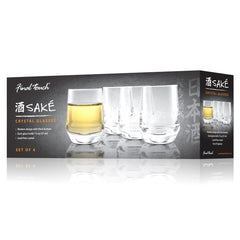 Crystal Sake Glasses - Set of 4