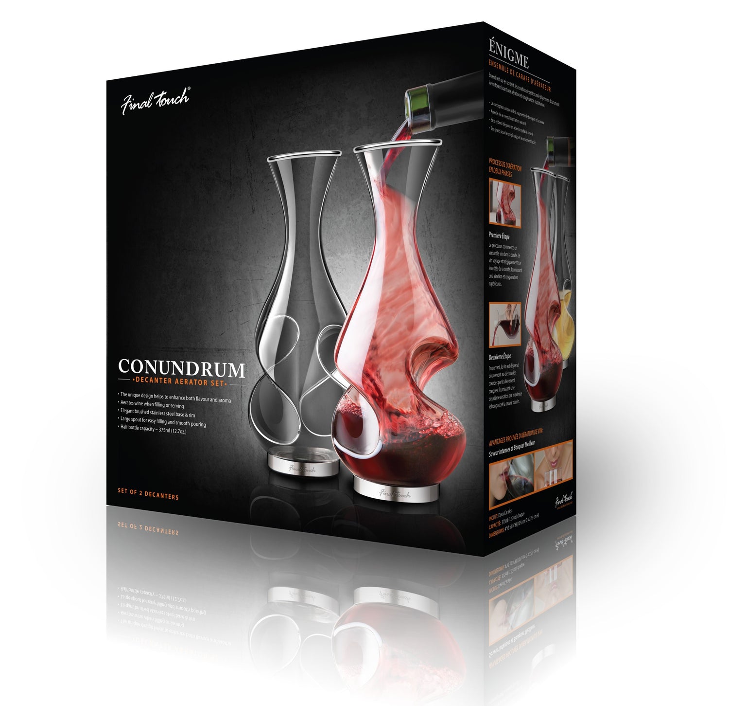 Conundrum Aerator Decanter - Set of 2