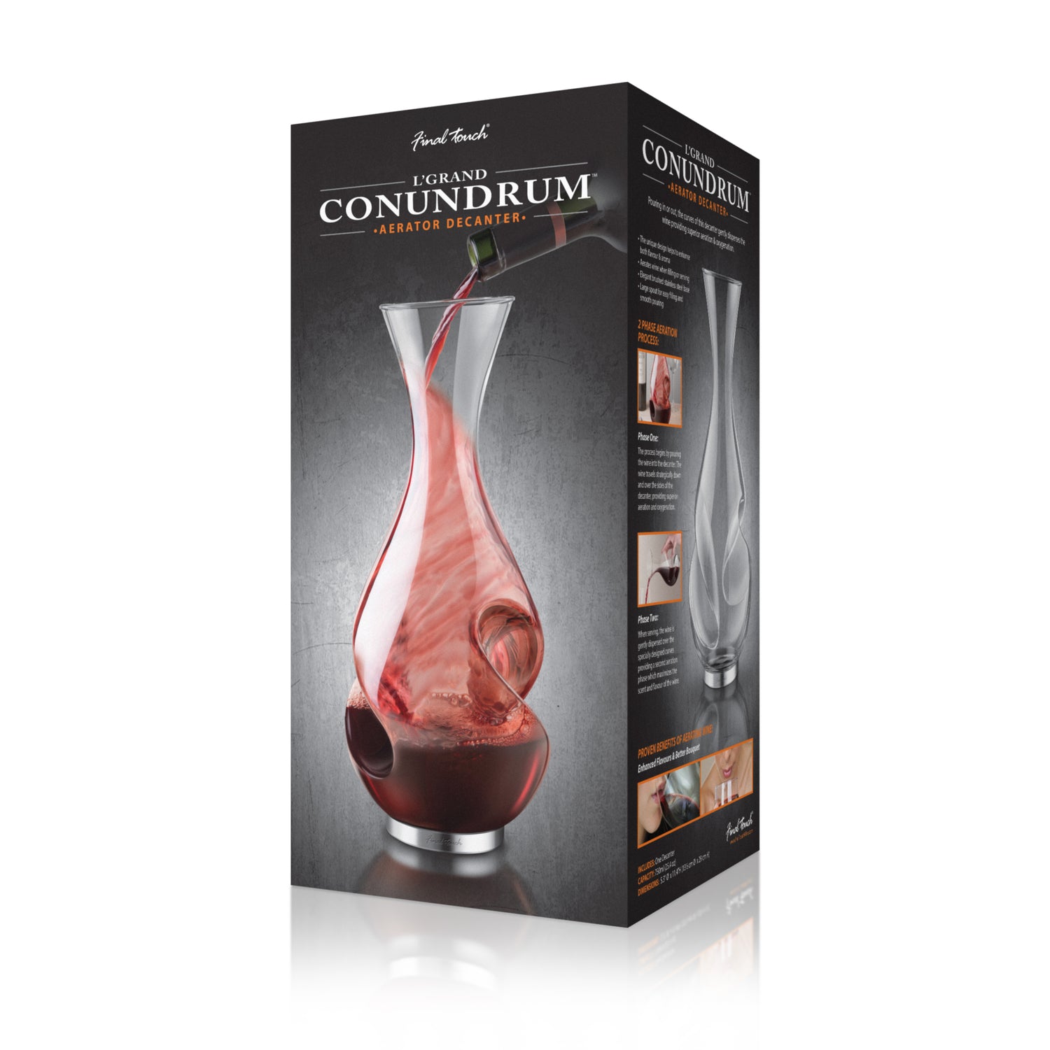 L'Grand Conundrum Aerator Decanter