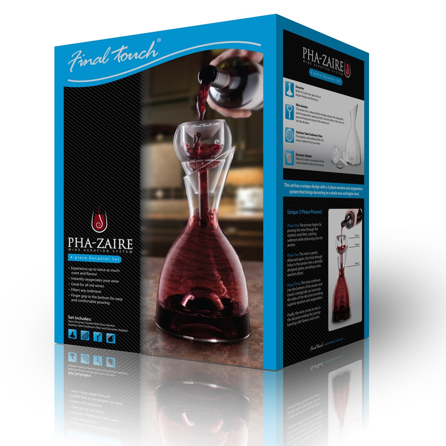 Wine Scent and Flavour Enhancer Decanter Set