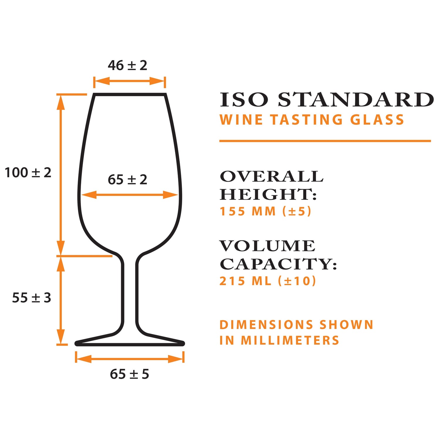 Iso Wine Tasting Glasses - Set of 6