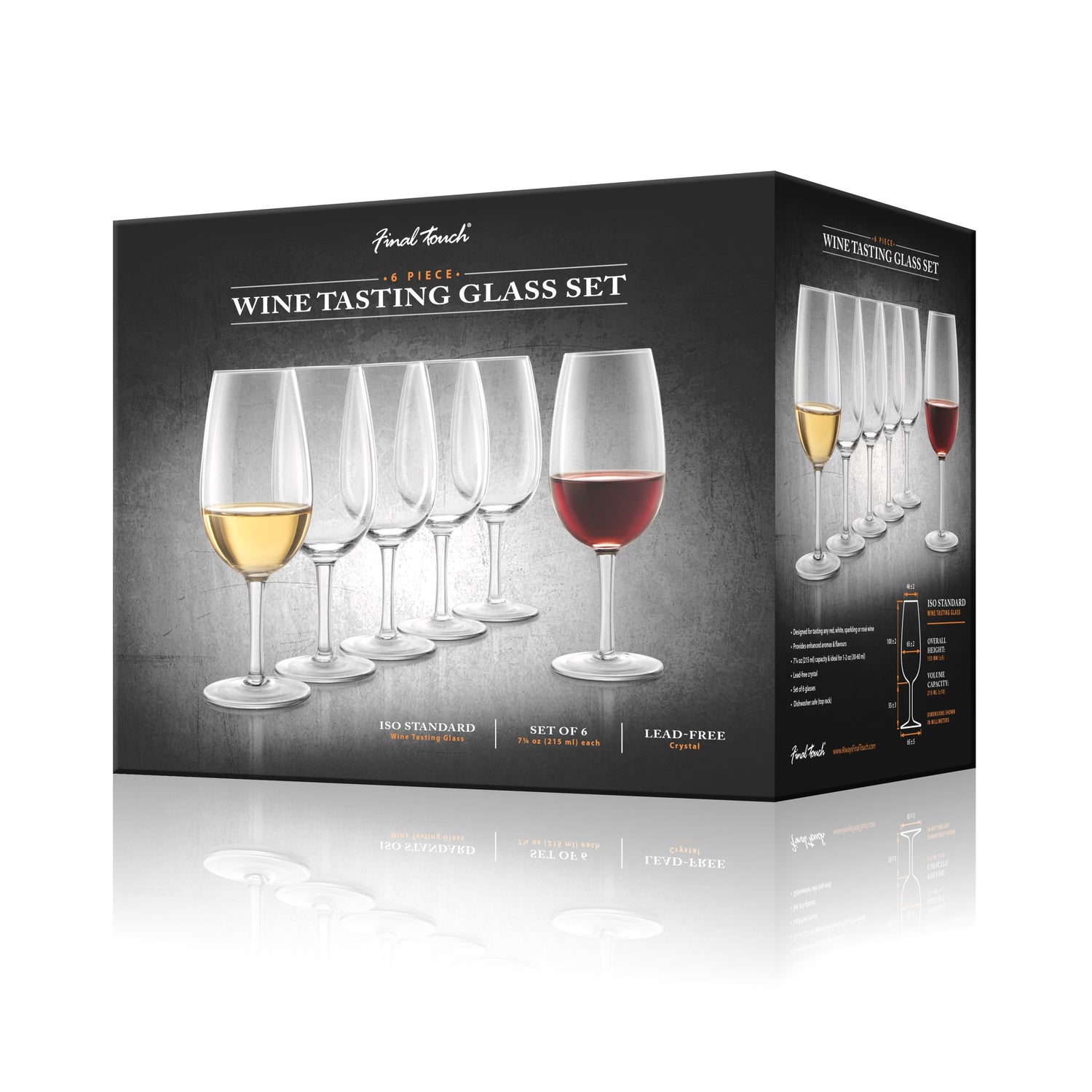 Iso Wine Tasting Glasses - Set of 6