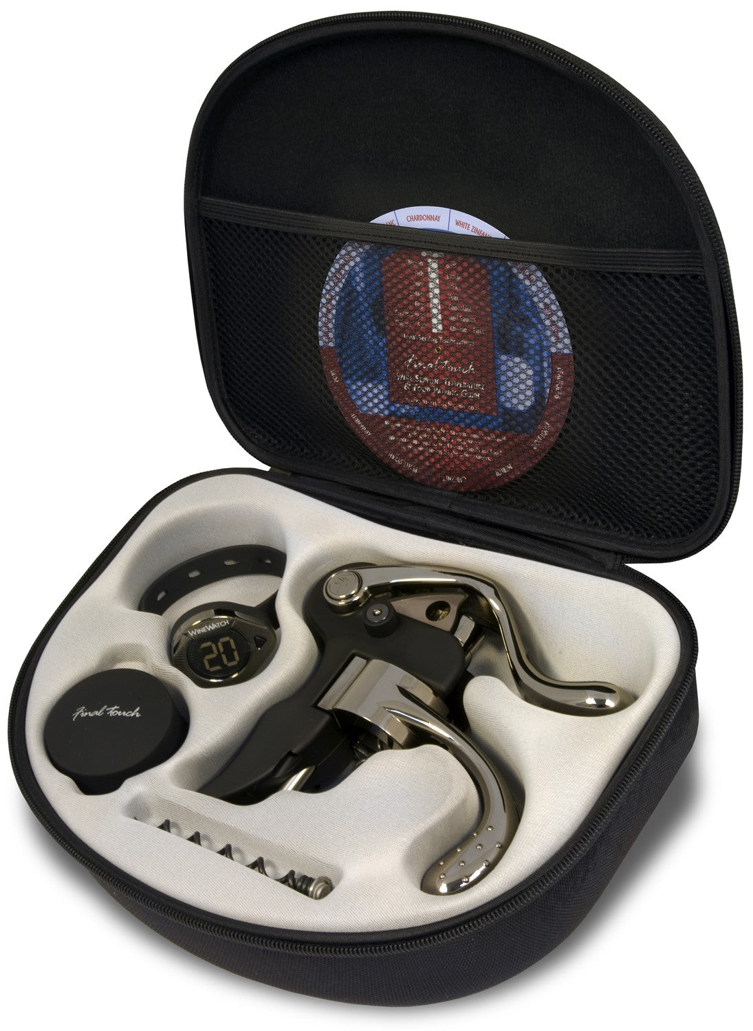 Black Chrome Corkscrew 6 Piece Set