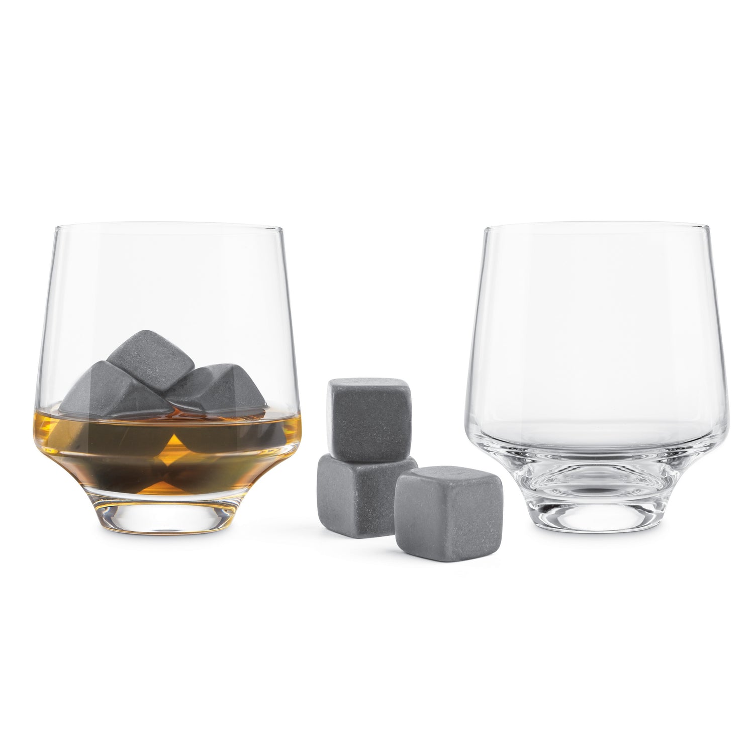 Chilling Stone Rocks Glass Set - 8 Piece Set