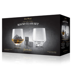 Chilling Stone Rocks Glass Set - 8 Piece Set