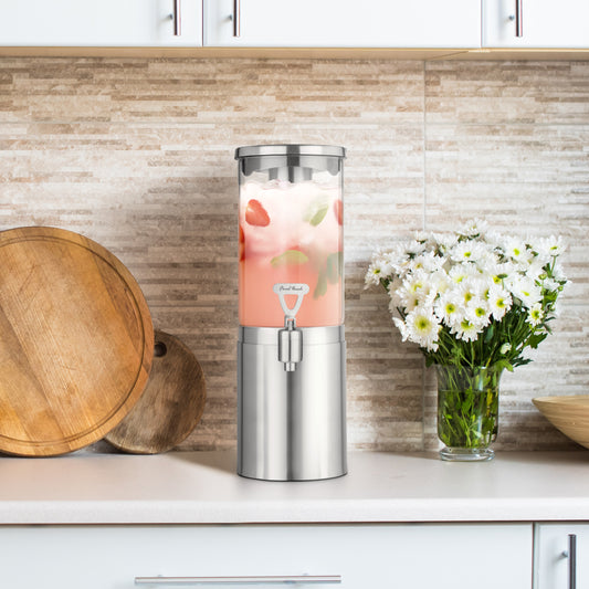 1.5 L Stainless Steel & Glass Beverage Dispenser