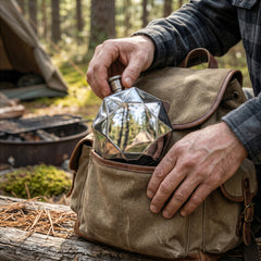 Luxe Diamond Flask - Stainless Steel