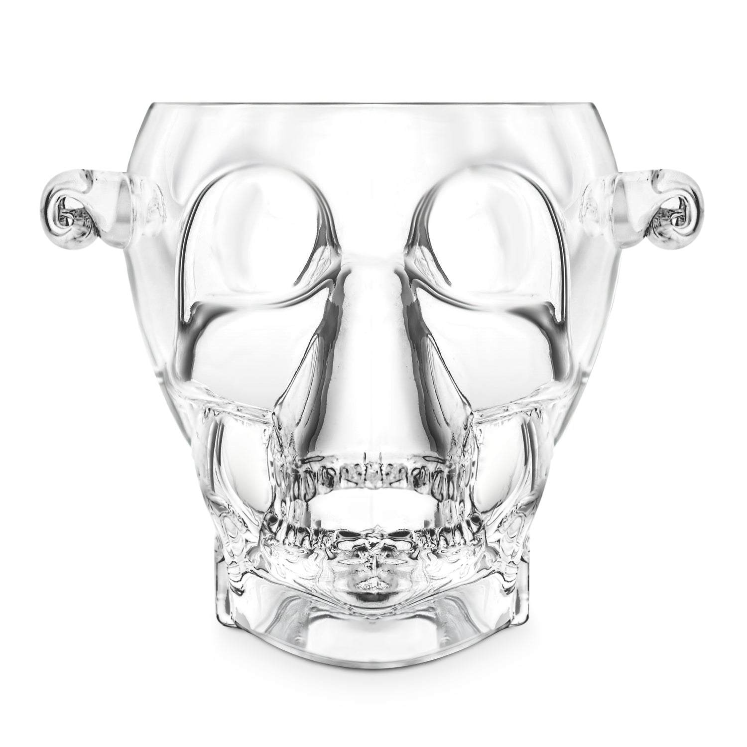 Glass Skull Ice Bucket