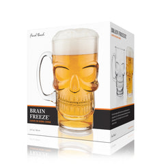 Brain Freeze Skull Beer Mug