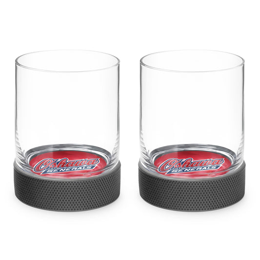 Limited Edition Oshawa Lady Generals Hockey Puck Tumblers - Set of 2