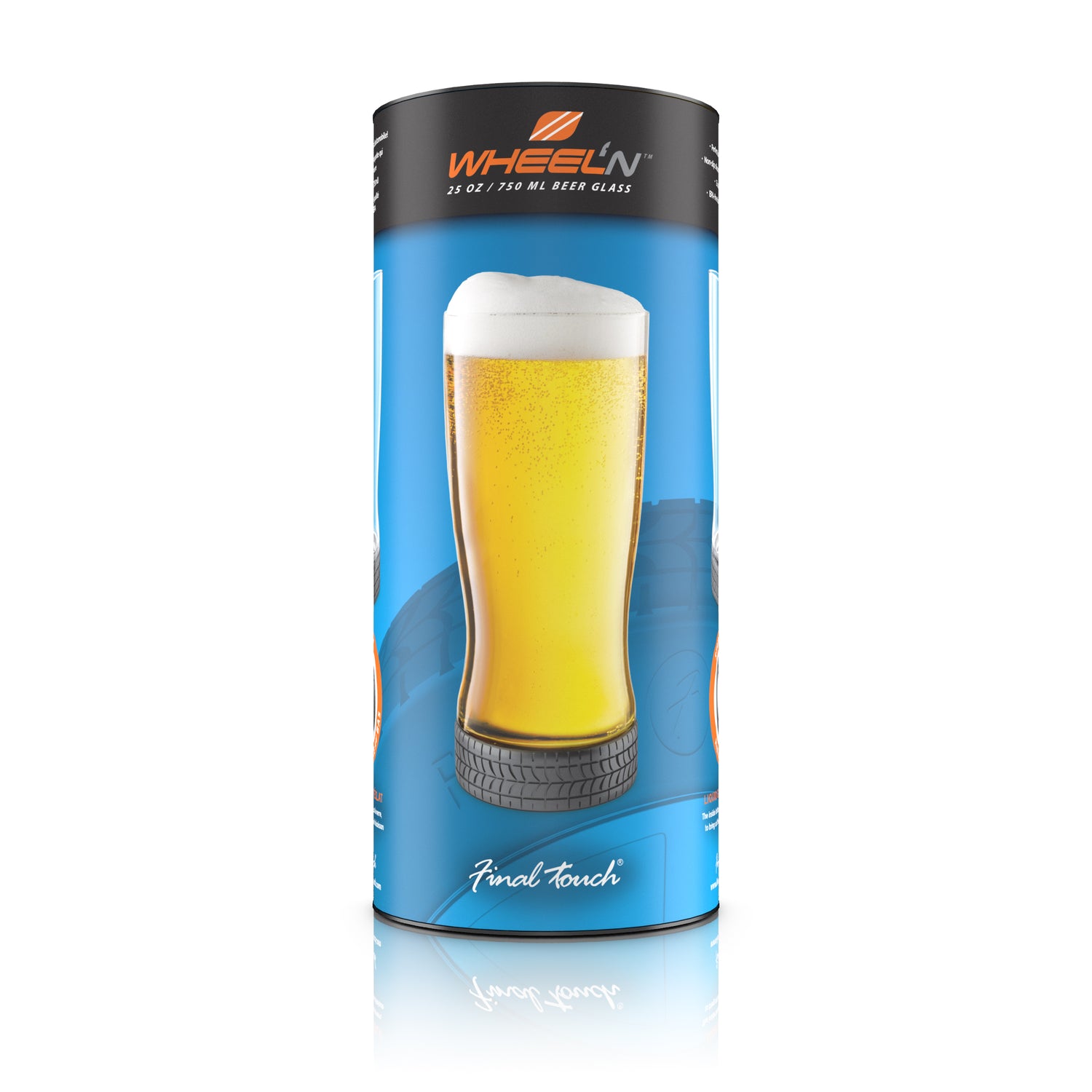 Wheel'n 25 oz / 750 ml Beer Glass