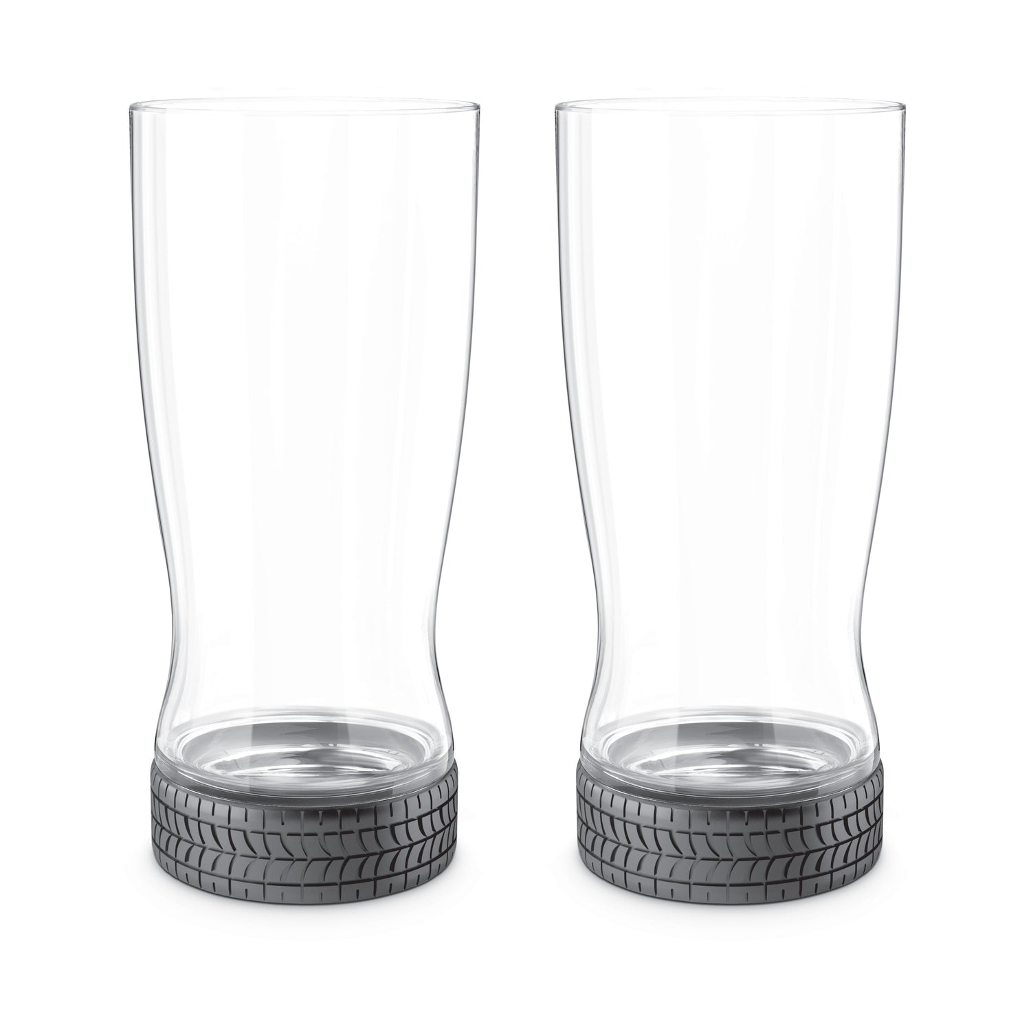 Wheel'n 25 oz / 750 ml Racing Tire Beer Glasses - Set of 2
