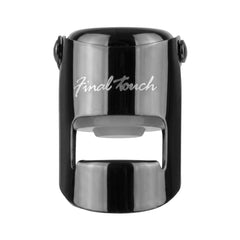Champagne Bottle Stopper - Black Chrome