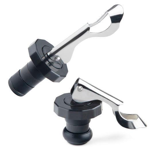 Lever Bottle Stoppers - Set of 2