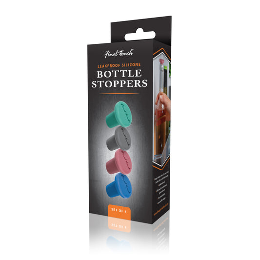 Silicone Bottle Stoppers - Set of 4