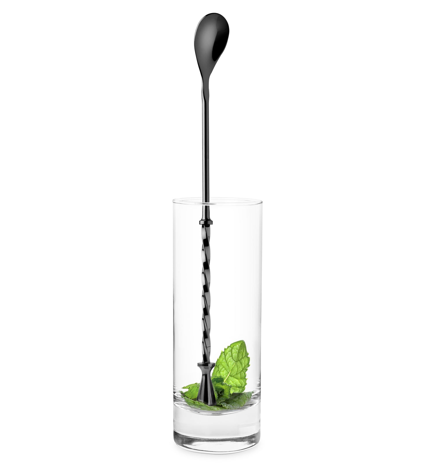 Cocktail Mixing Spoon - Black Chrome
