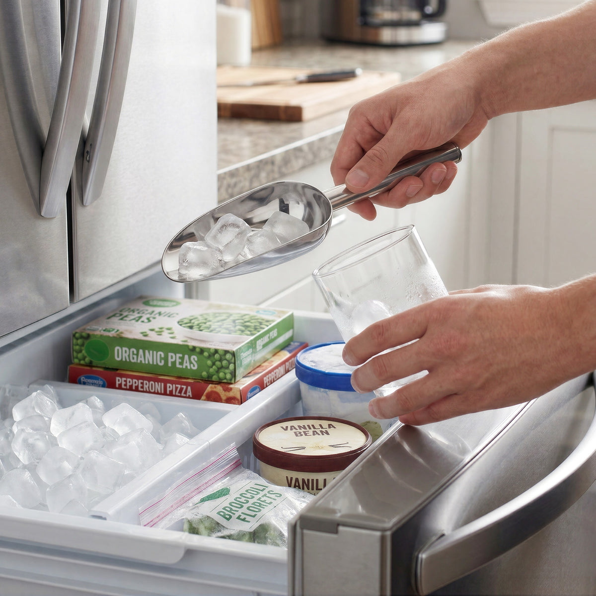 Stainless Steel Ice Scoop