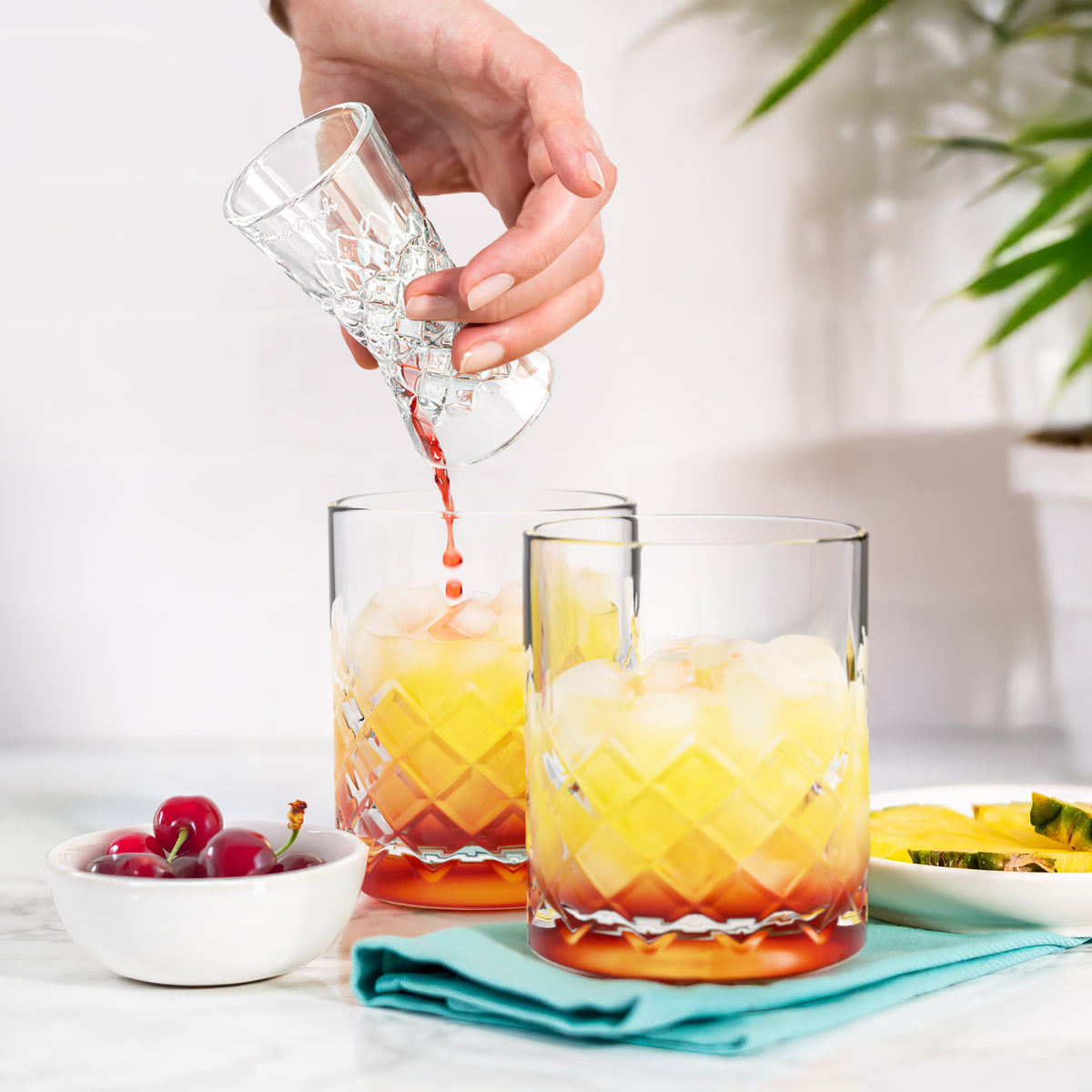 Yarai Glass Double Jigger