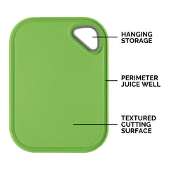 Non-Slip Bar Cutting Board & Ceramic Knife