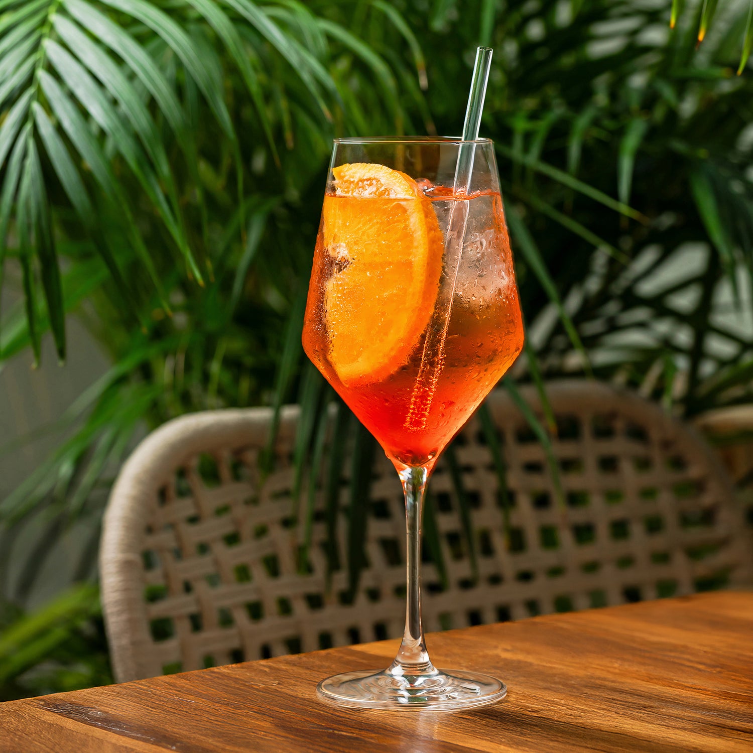 6" Reusable Glass Cocktail Straws - Set of 4