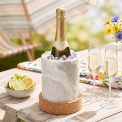 Large Cork & Marble Wine Chiller