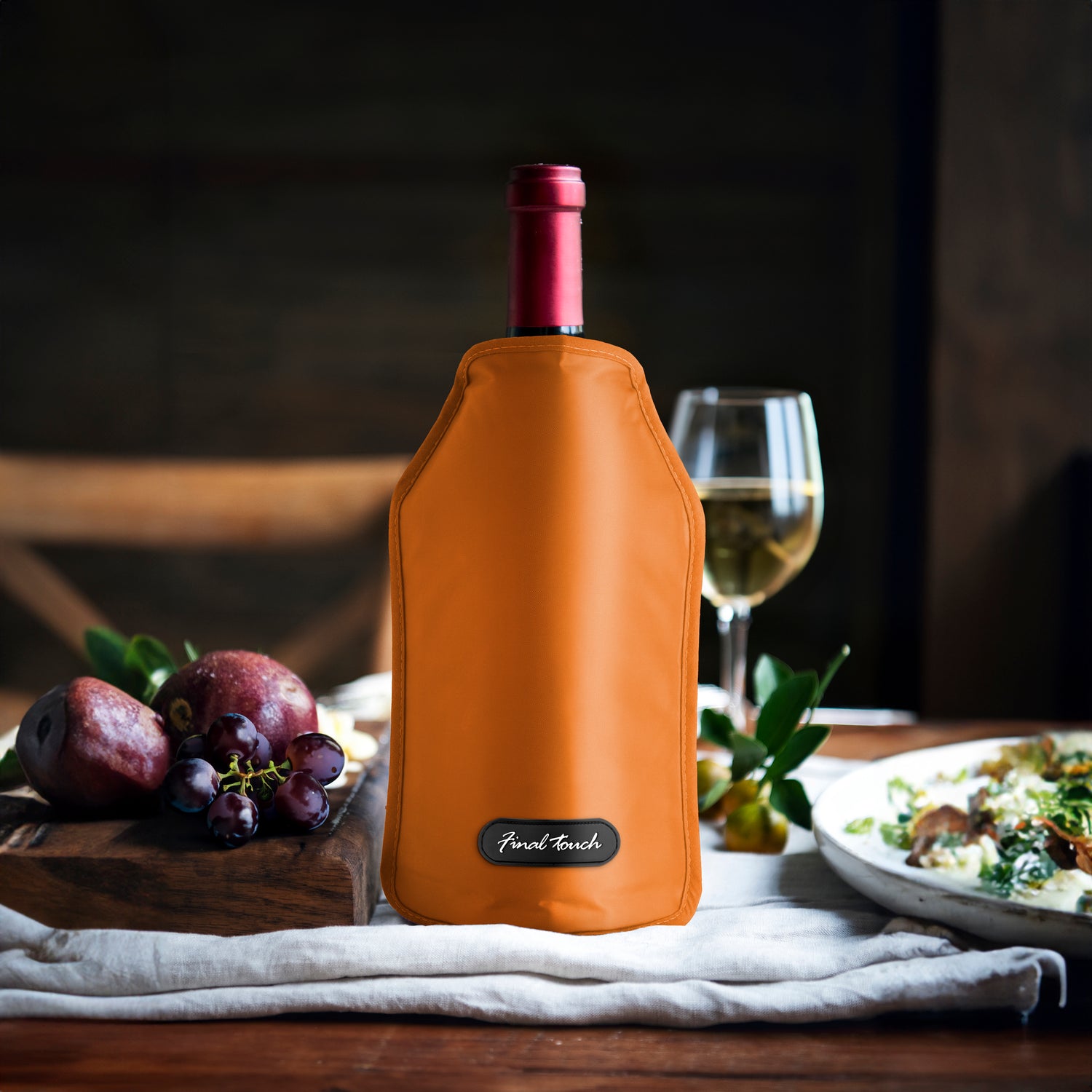Wine Bottle Sleeve Chiller - Orange
