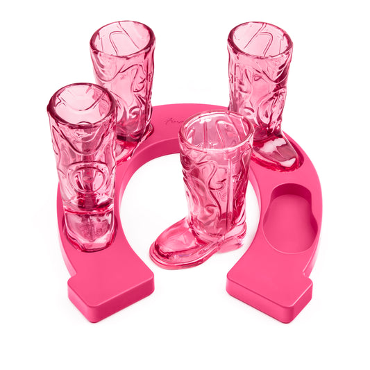 Wild West Horseshoe Boot Shots - Pink