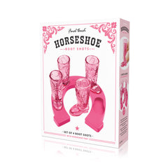 Wild West Horseshoe Boot Shots - Pink