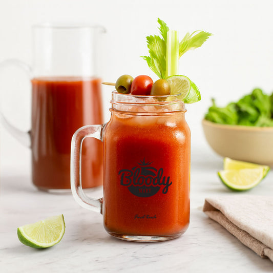Bloody Mary Mason Jar Glasses Recipe