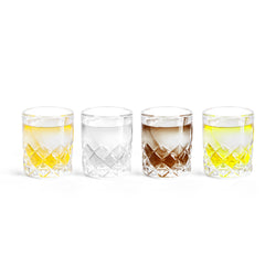 Yarai Shiver Ice Ball Shots - 4 Glasses with Ice Ball Tray