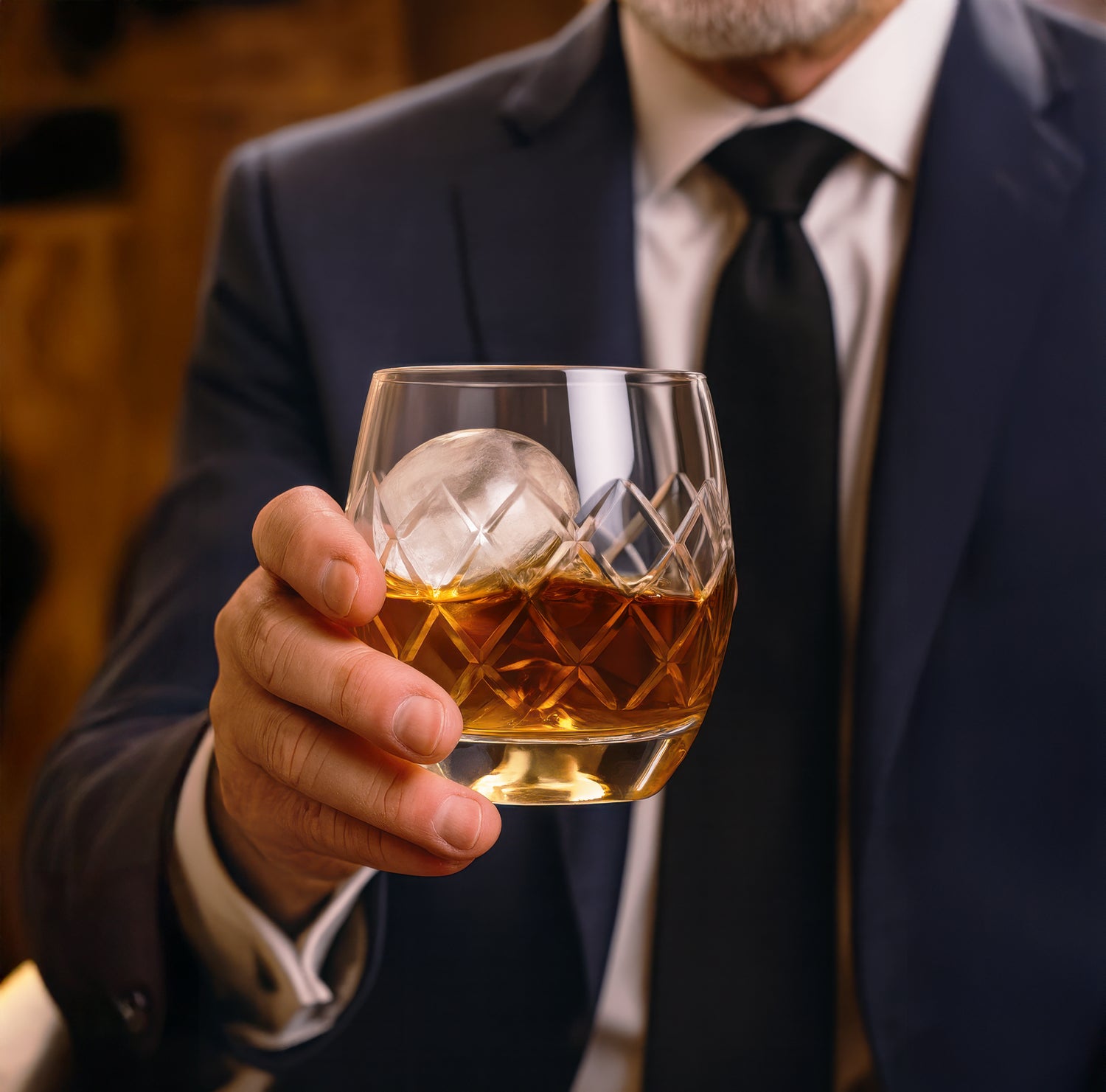 Whiskey Glass On The Rock