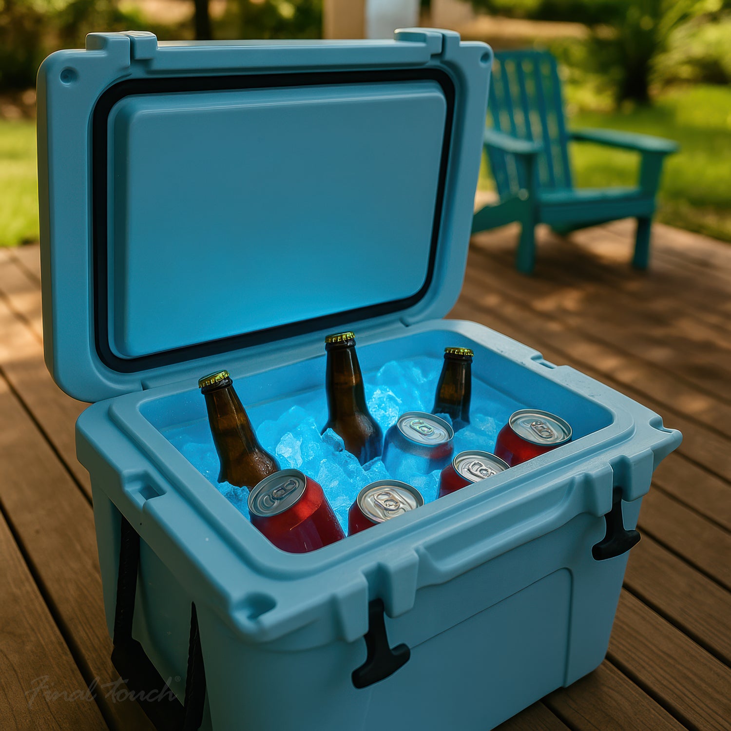 Drink Cooler LED Lights Ice Bucket