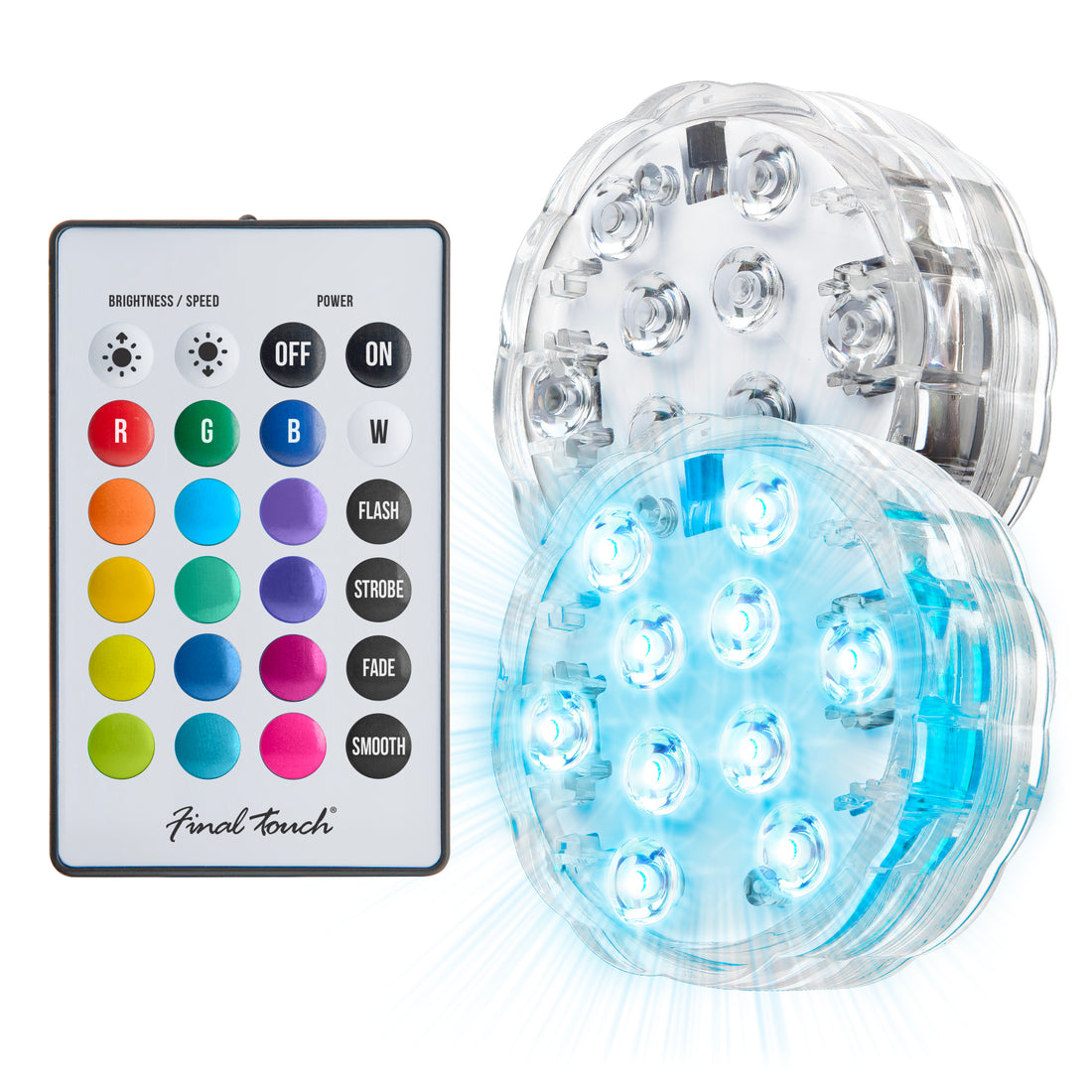 Ice Bucket & Cooler LED Lights - Set of 2 | Final Touch®