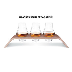 Whiskey Tasting Glass Wood Flight Board
