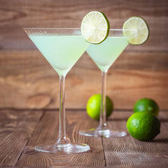 Martini Lead-Free Crystal Glasses - Set of 2