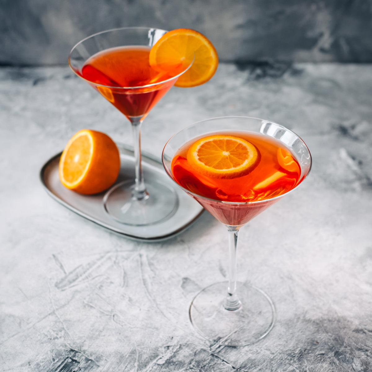 Lead-Free Crystal Martini Glasses – Set of 2