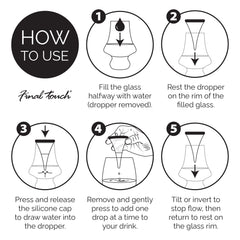 Whiskey Water Dropper & Pitcher Set