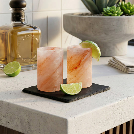 Himalayan Salt Shot Glasses - Set of 2