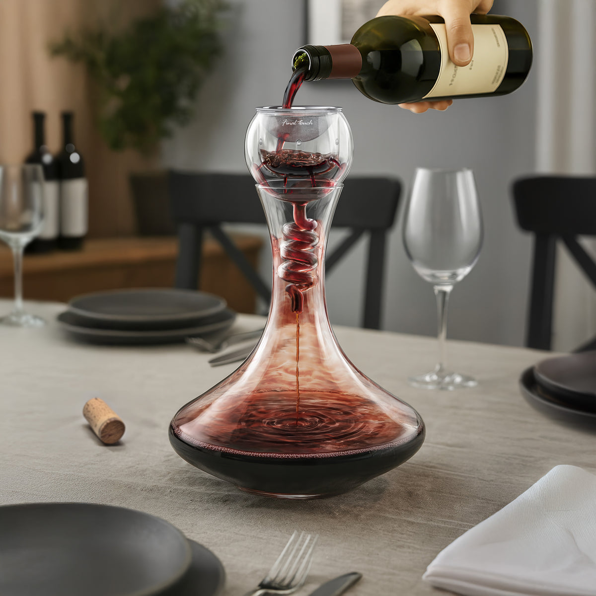 Twister Glass Aerator & Decanter Set